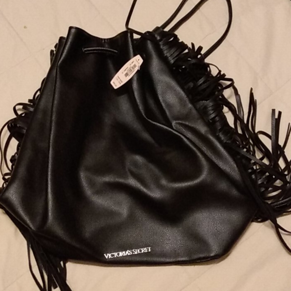 Victoria Secret Fringe Backpack Purse